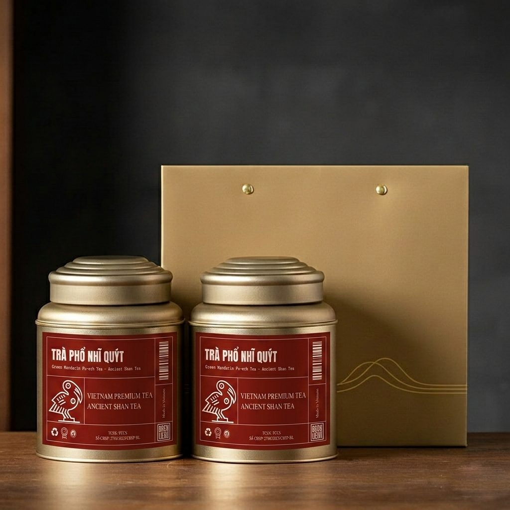 Trà Phổ Nhĩ Quýt | Hộp 250gr